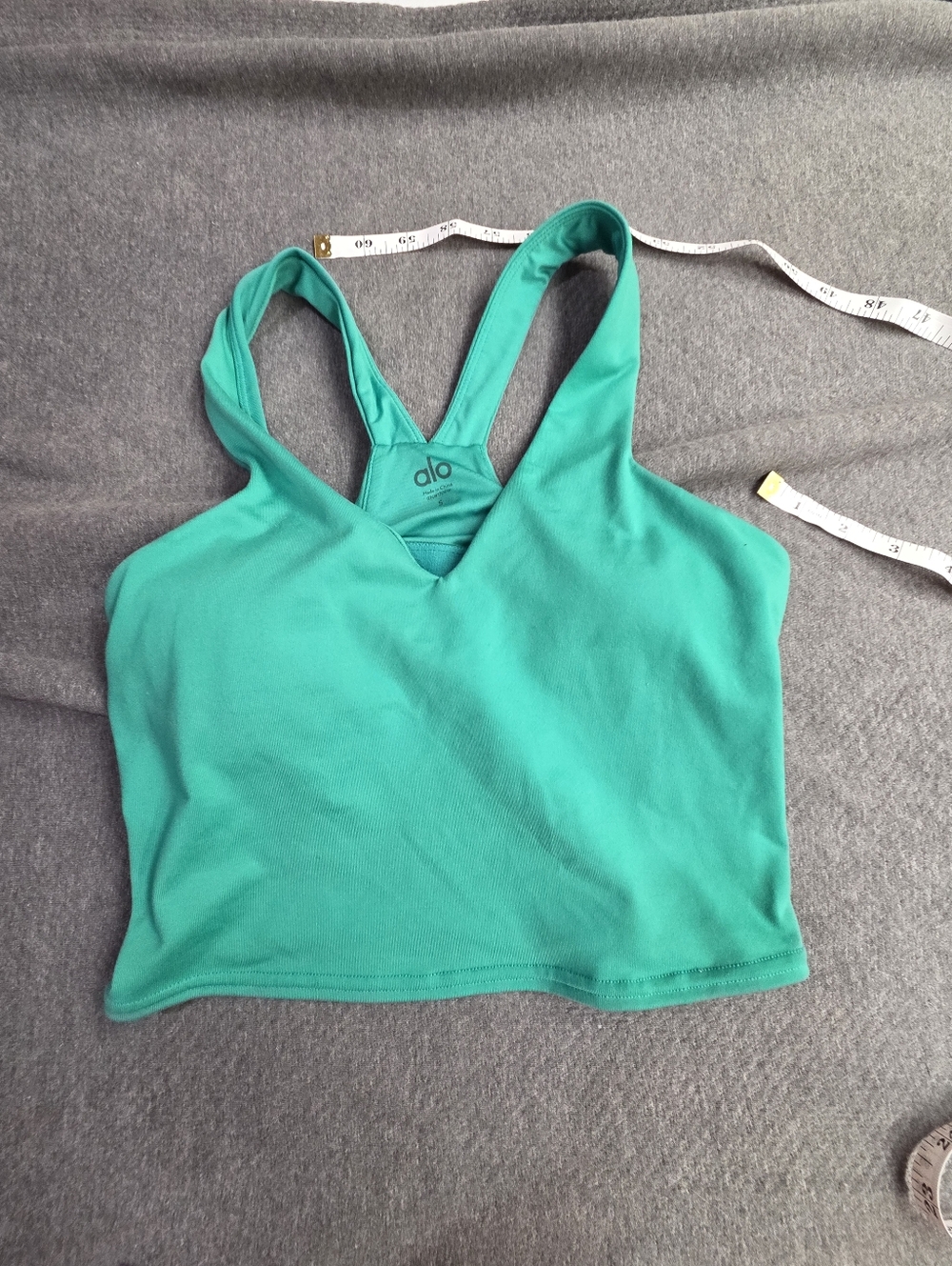 Alo Airbrush Real Bra Tank, Size Small